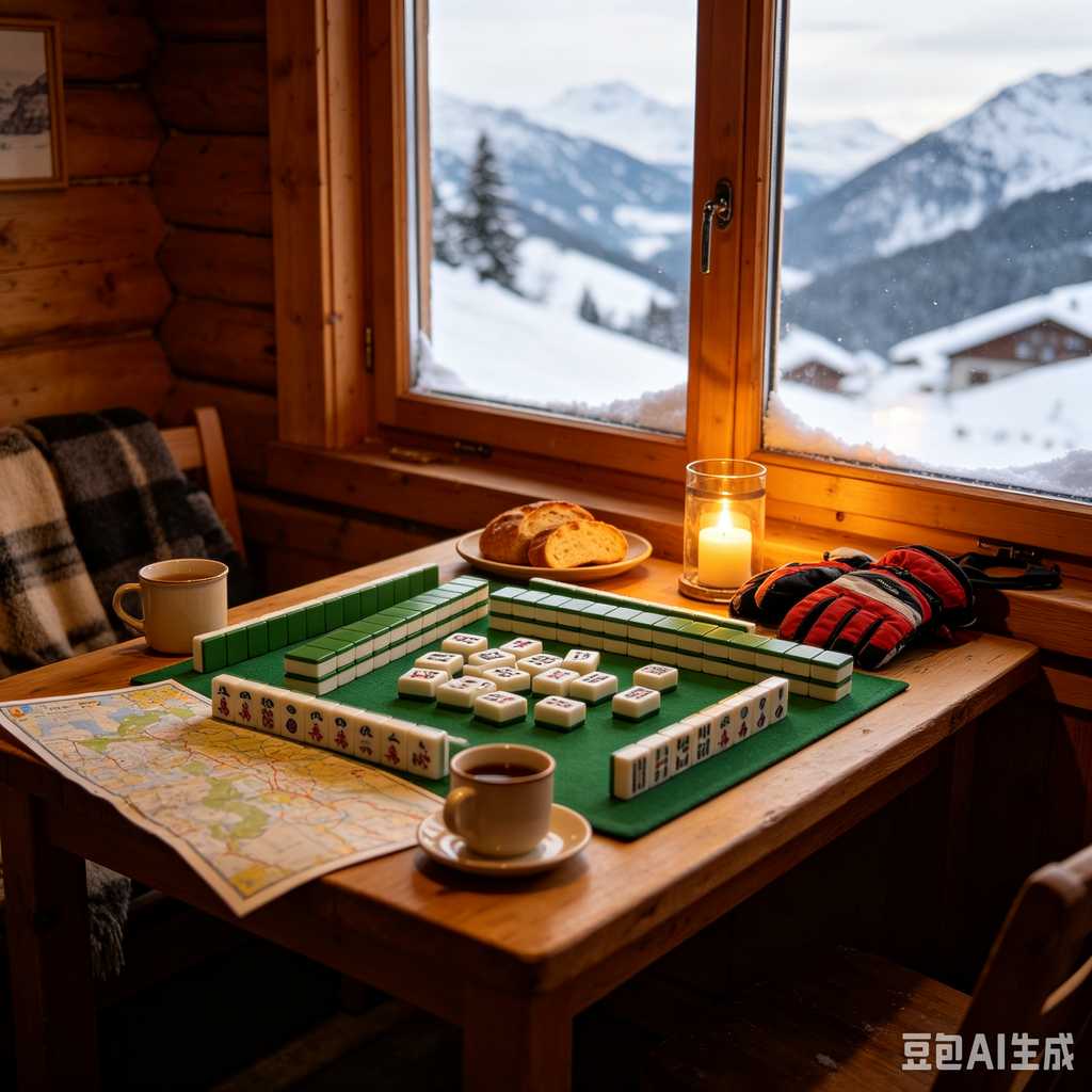 mahjong set for family game night