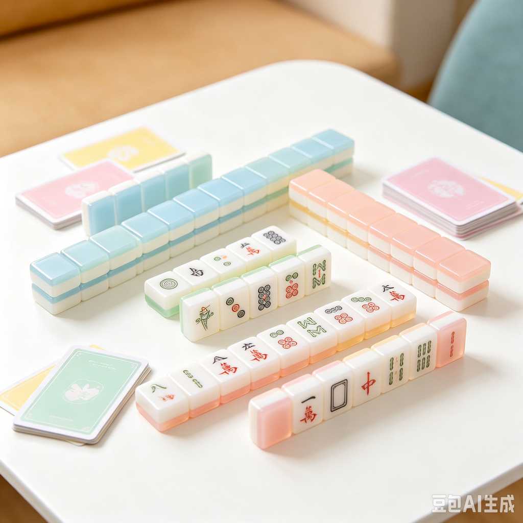 resin mahjong tiles