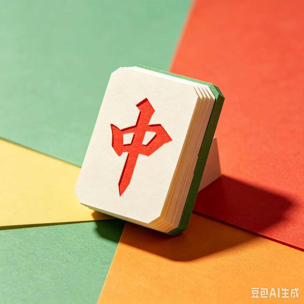 traditional color mahjong set