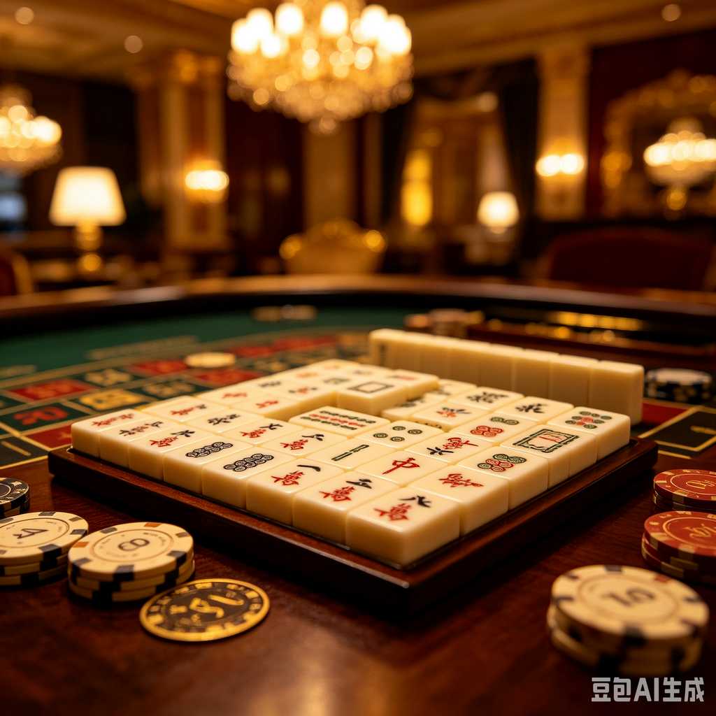 transparent mini mahjong set
